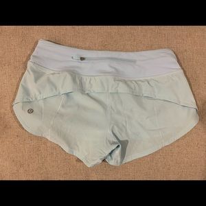 Lululemon size 4 speed shorts